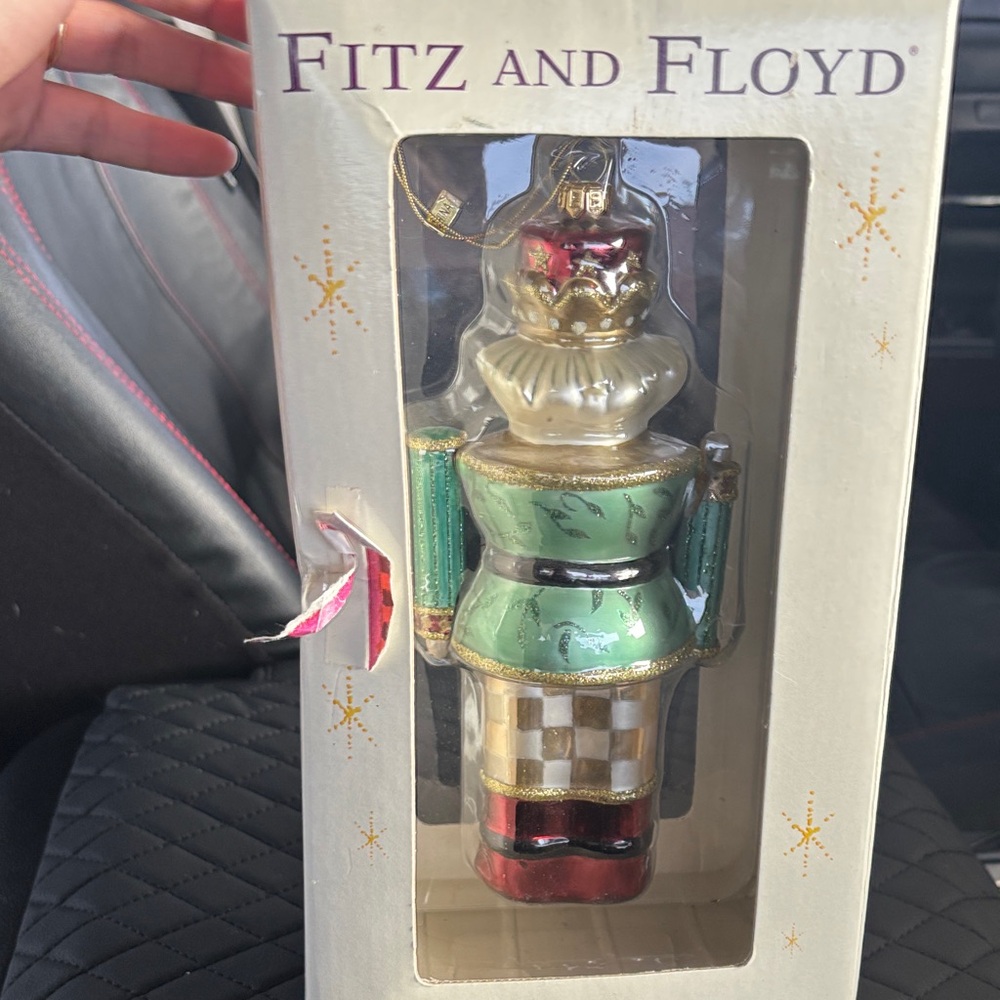 Fitz and Floyd Festive Nutcracker with Red and Green - Picture 3 of 3